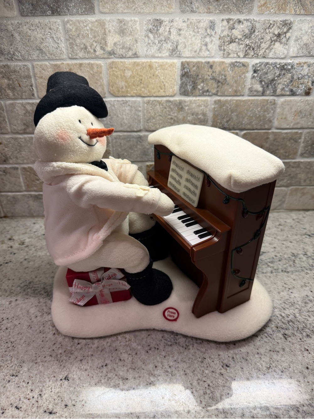 Hallmark Jingle Pals Piano Playing Snowman